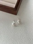 Kolczyki z perłą barokową