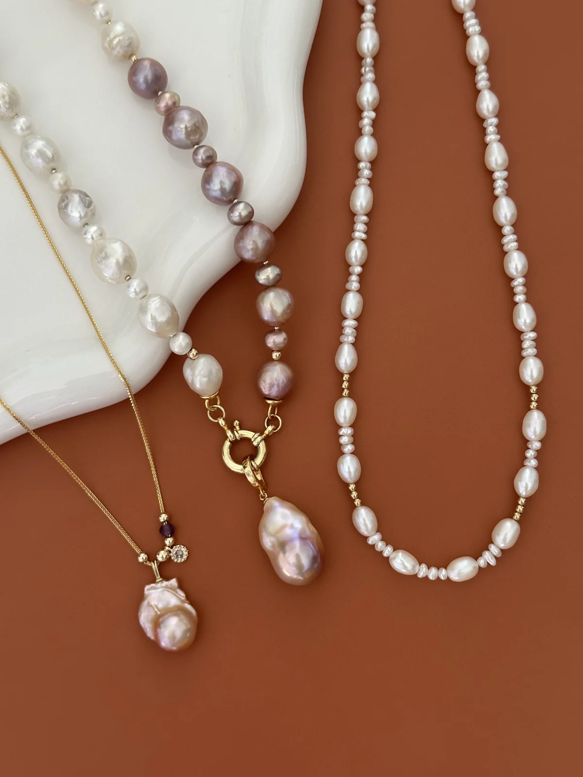 Kategoria Naszyjniki - naszyjniki z pereł barokowych Août Jewelry